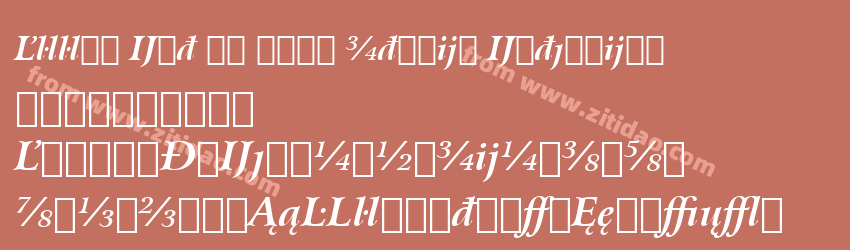 Arrus Ext BT Bold Italic Extension字体预览