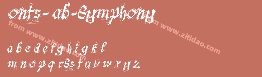 Fonts-Lab-Symphony字体预览