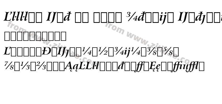 Arrus Ext BT Bold Italic Extension字体预览